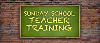 sunday school teacher training