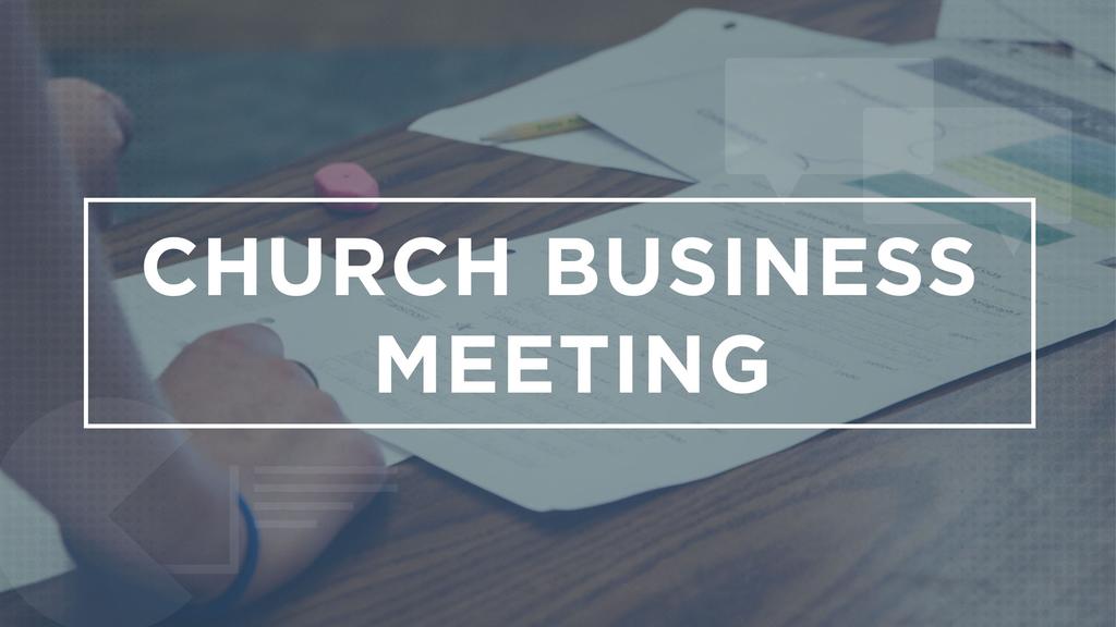 church business meeting church business meeting 16x9